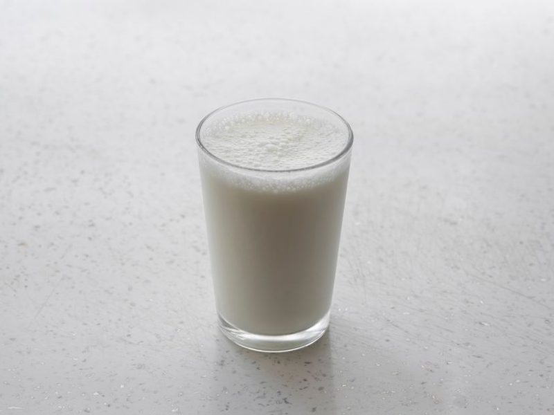 Le lait demi-écrémé
