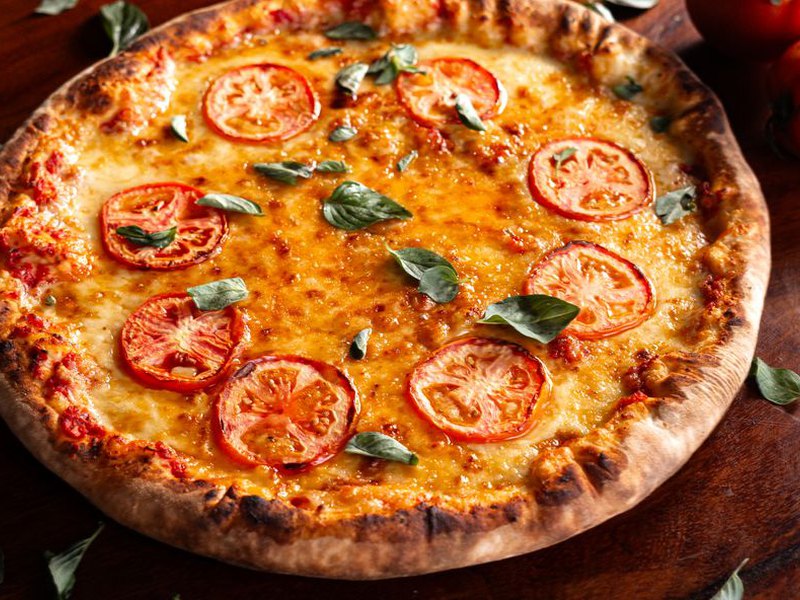 La pizza margherita